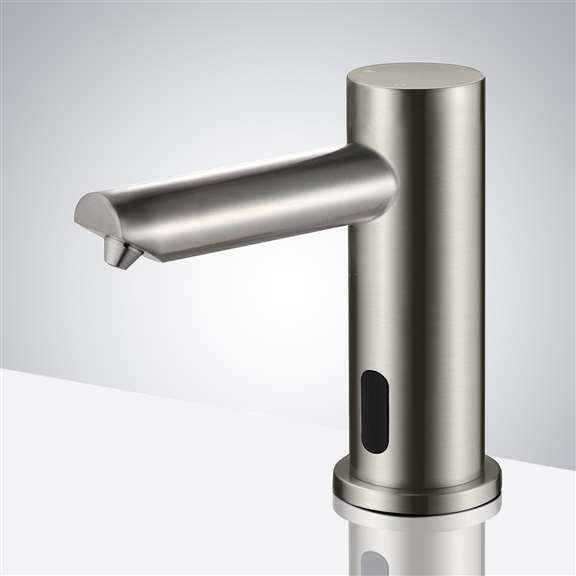 Marsala Minimalist Modern Brushed Nickel Sensor Soap Dispenser